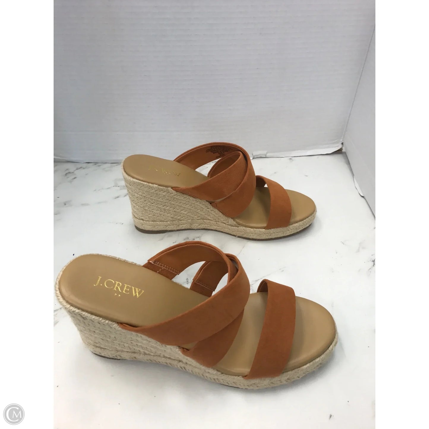 Sandals Heels Wedge By J. Crew In Copper, Size: 8