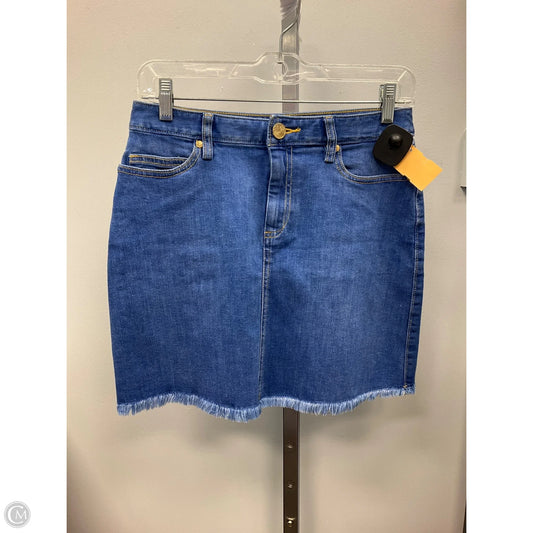 Skirt Designer By Lilly Pulitzer In Blue Denim, Size: 0