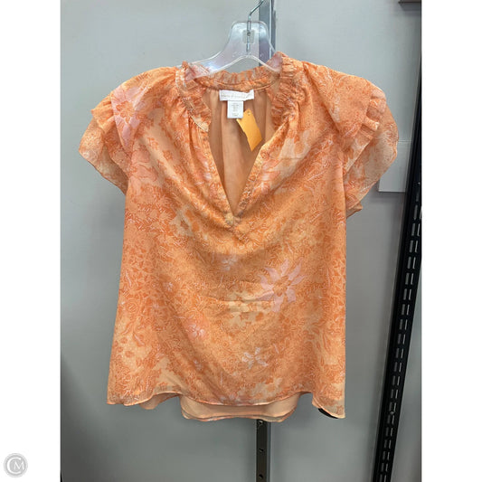 Top Short Sleeve By House Of Harlow In Orange, Size: S
