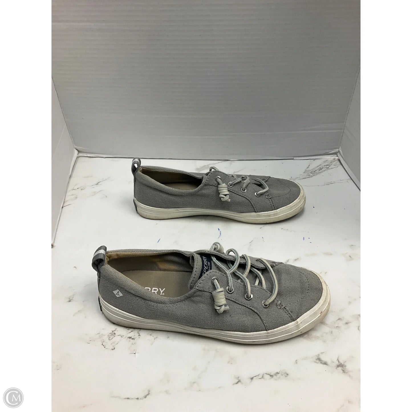 Shoes Sneakers By Sperry In Grey, Size: 8