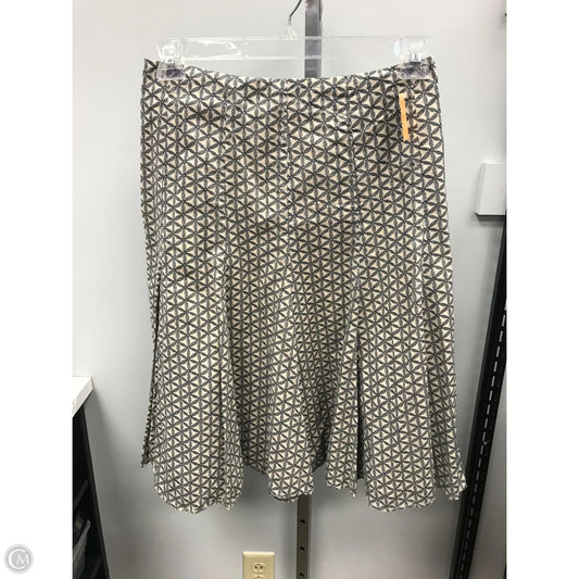 Skirt Midi By Gap In Black & Tan, Size: 4l