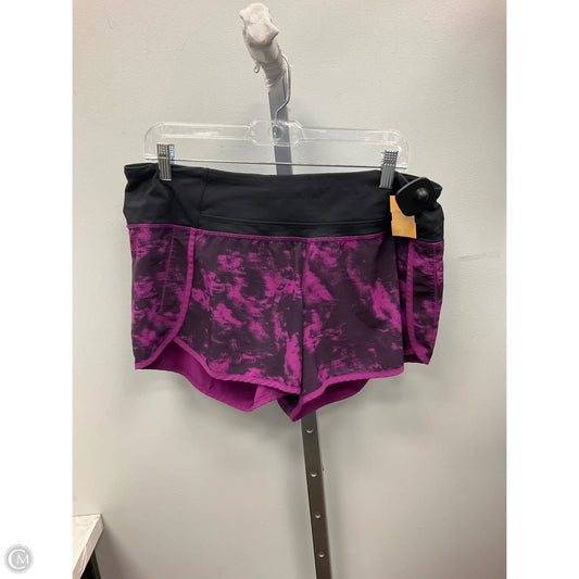 Athletic Shorts By Lululemon In Purple, Size: 10