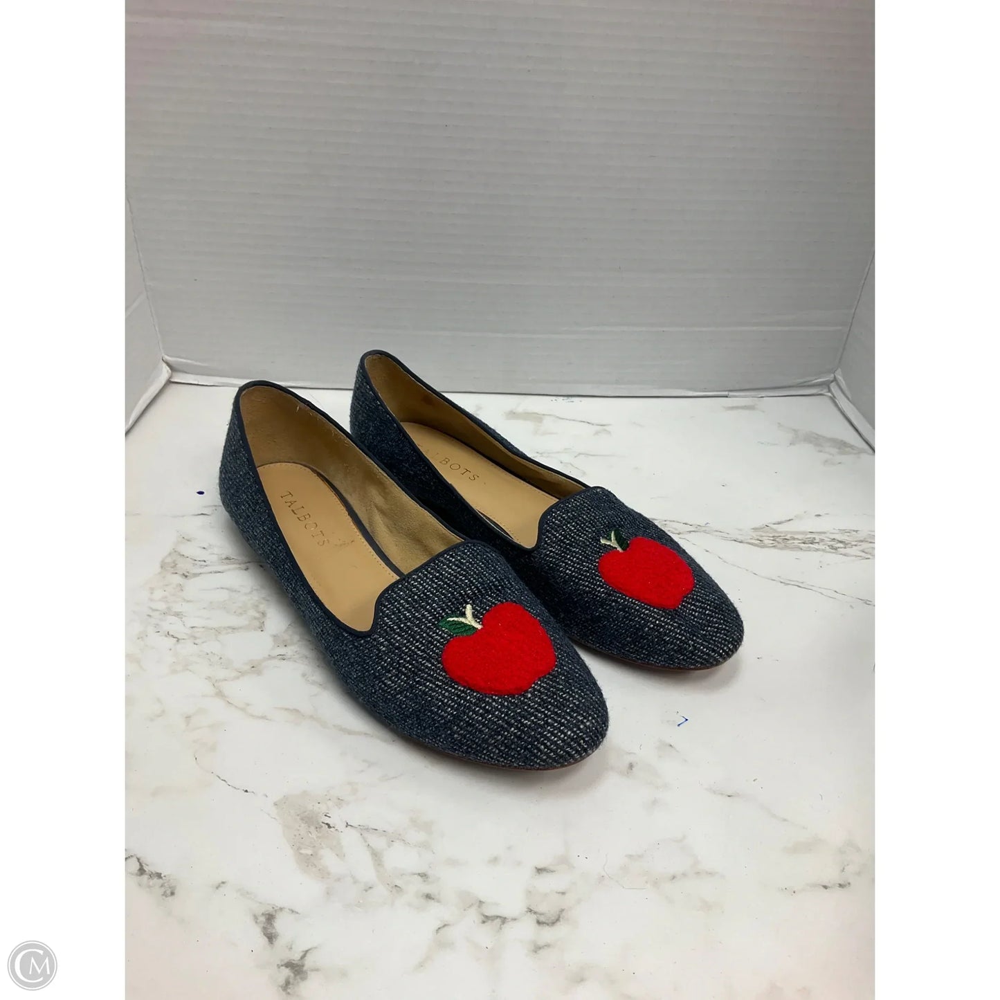 Shoes Flats By Talbots In Blue & Red, Size: 9