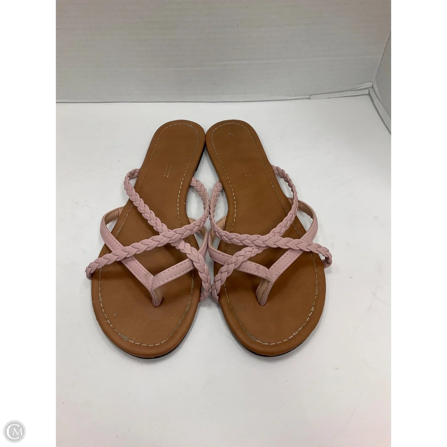 Sandals Flip Flops By Charles Albert In Pink, Size: 11