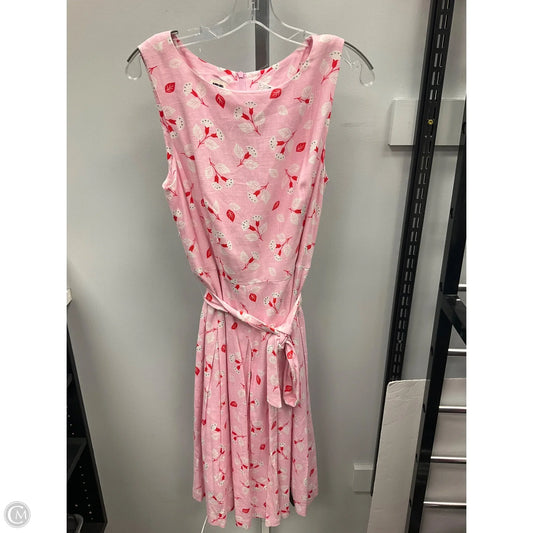 Dress Casual Midi By Anne Klein In Pink, Size: 12