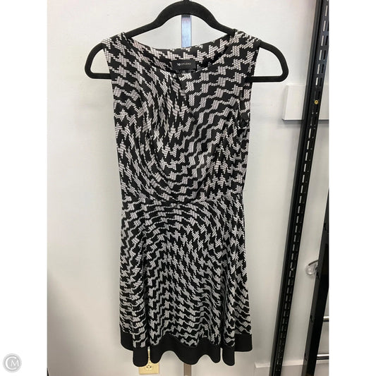 Dress Casual Short By Ab Studio In Black & White, Size: Xs