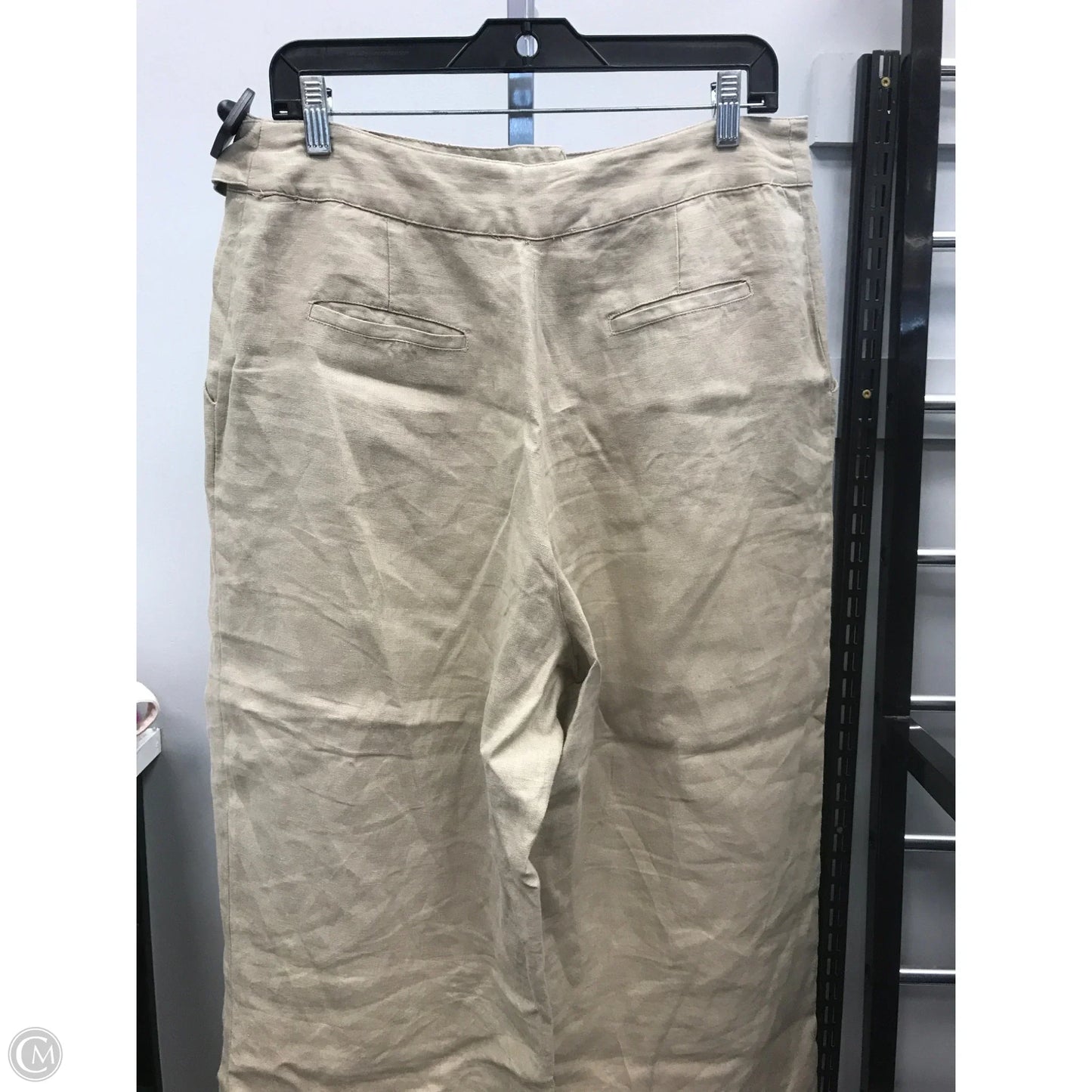 Pants Designer By Halston In Beige, Size: L
