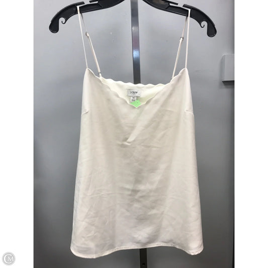Top Sleeveless By J. Crew In Cream, Size: 14