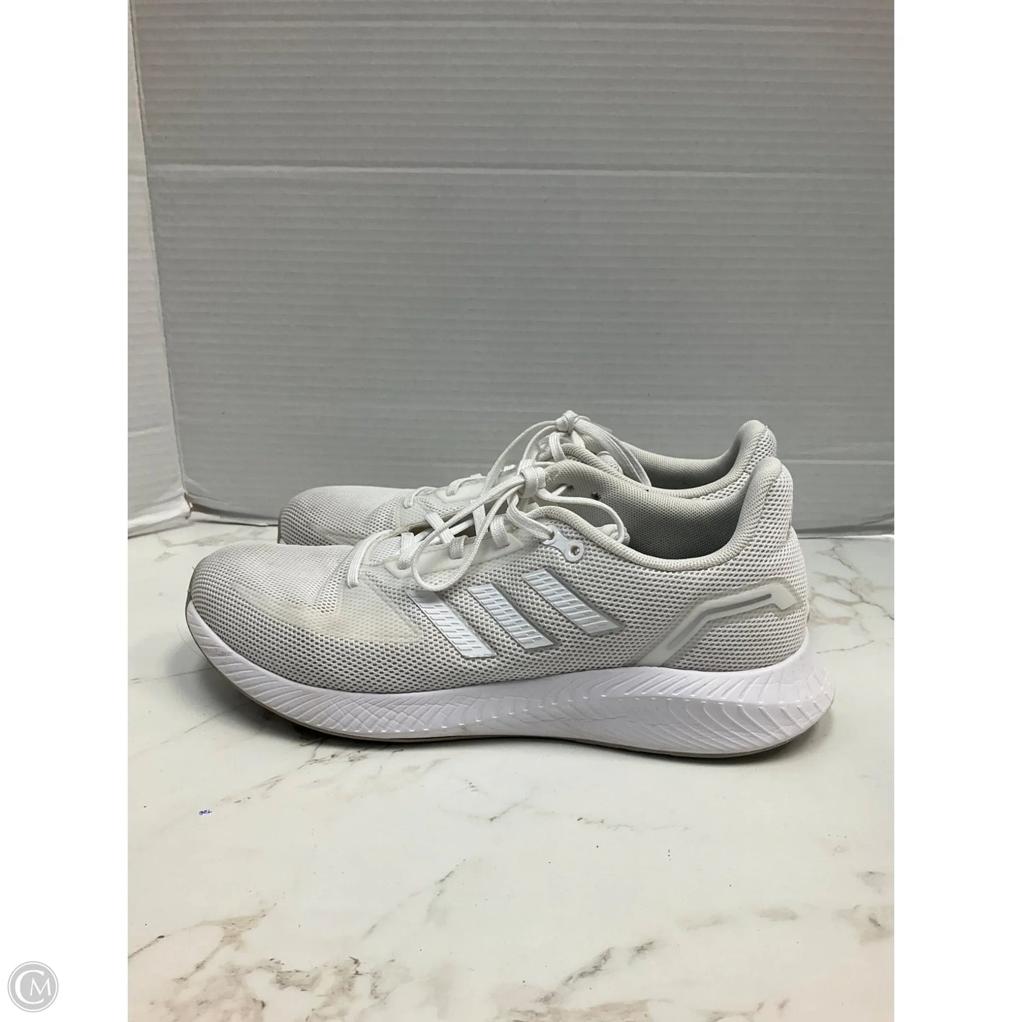 Shoes Athletic By Adidas In White, Size: 9