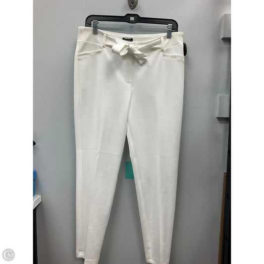 Pants Dress By Soho Apparel In White, Size: L