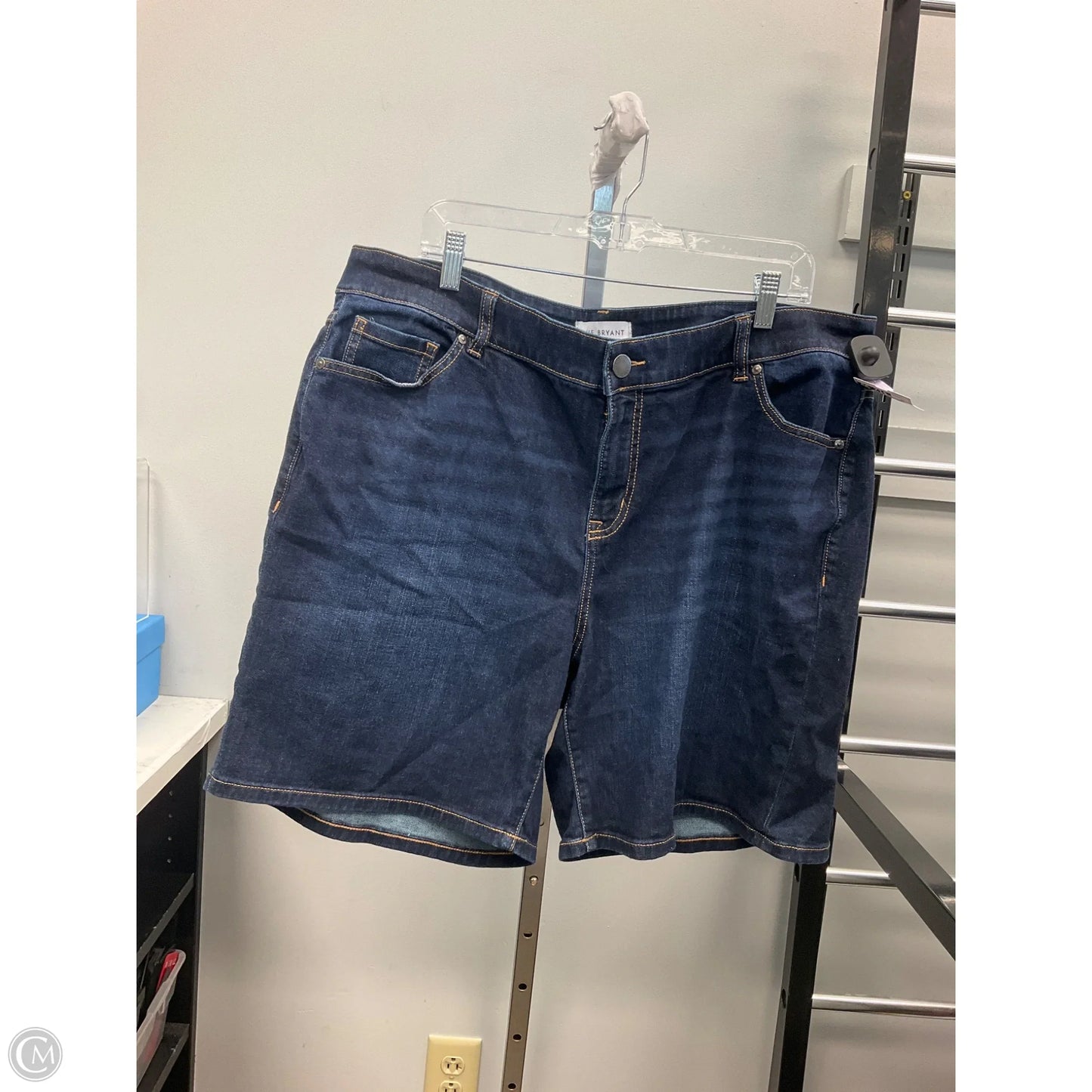 Shorts By Lane Bryant In Blue Denim, Size: 18