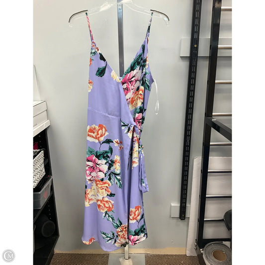 Dress Casual Midi By Lulus In Floral Print, Size: L