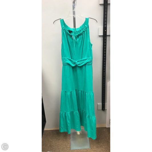 Dress Casual Maxi By Talbots In Green, Size: M