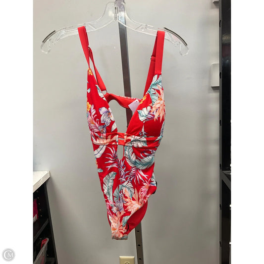 Swimsuit By Clothes Mentor In Floral Print, Size: M