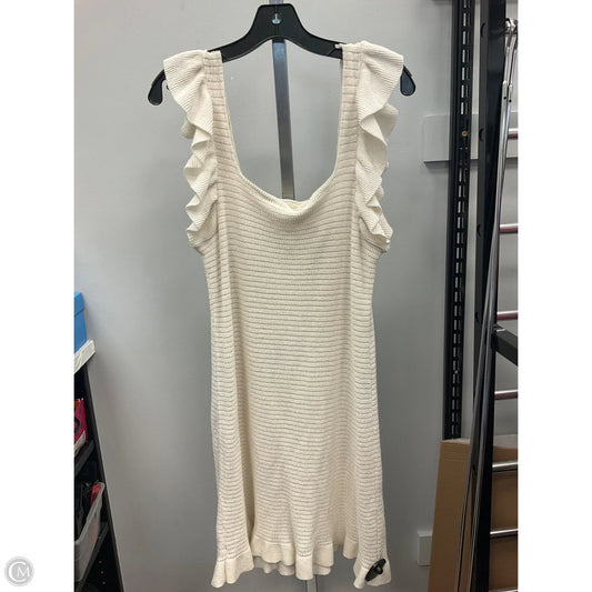 Dress Casual Short By Anthropologie In Beige, Size: L