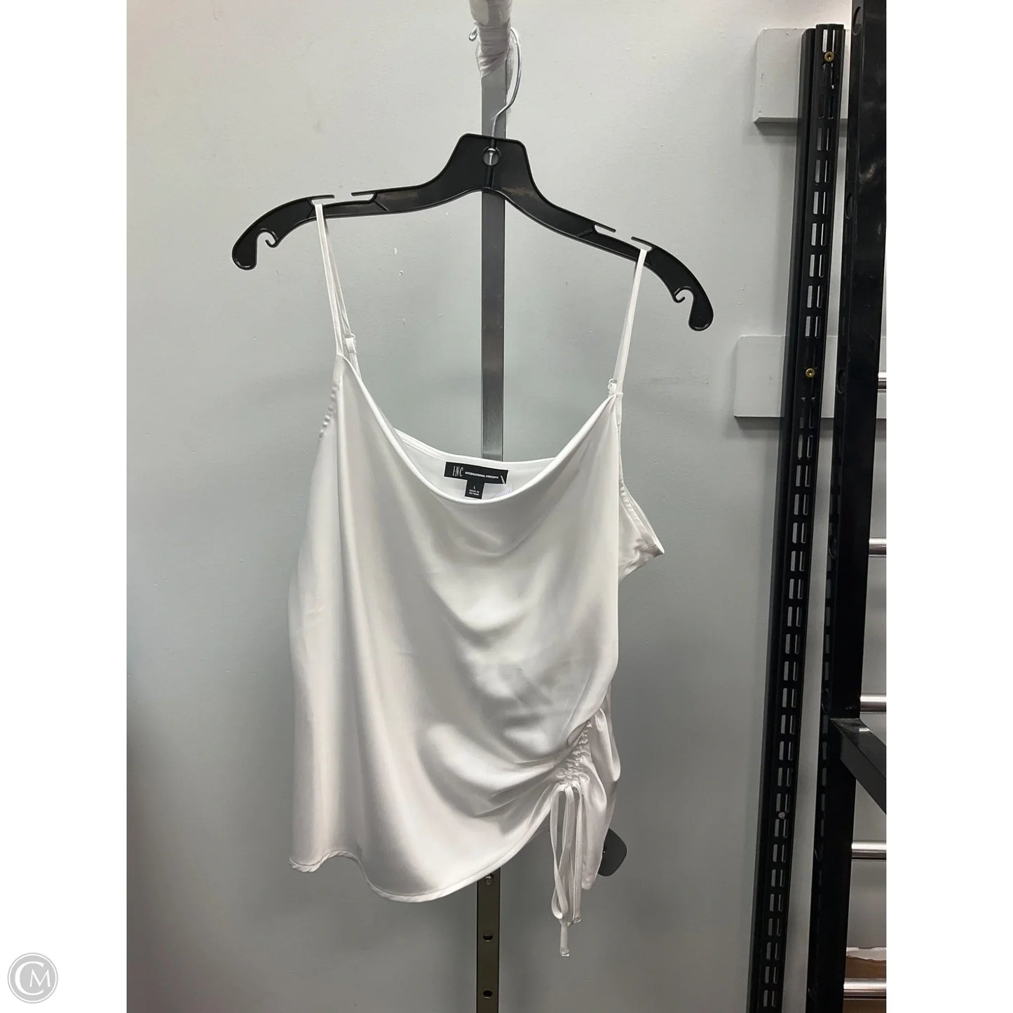 Top Sleeveless By Inc In White, Size: L