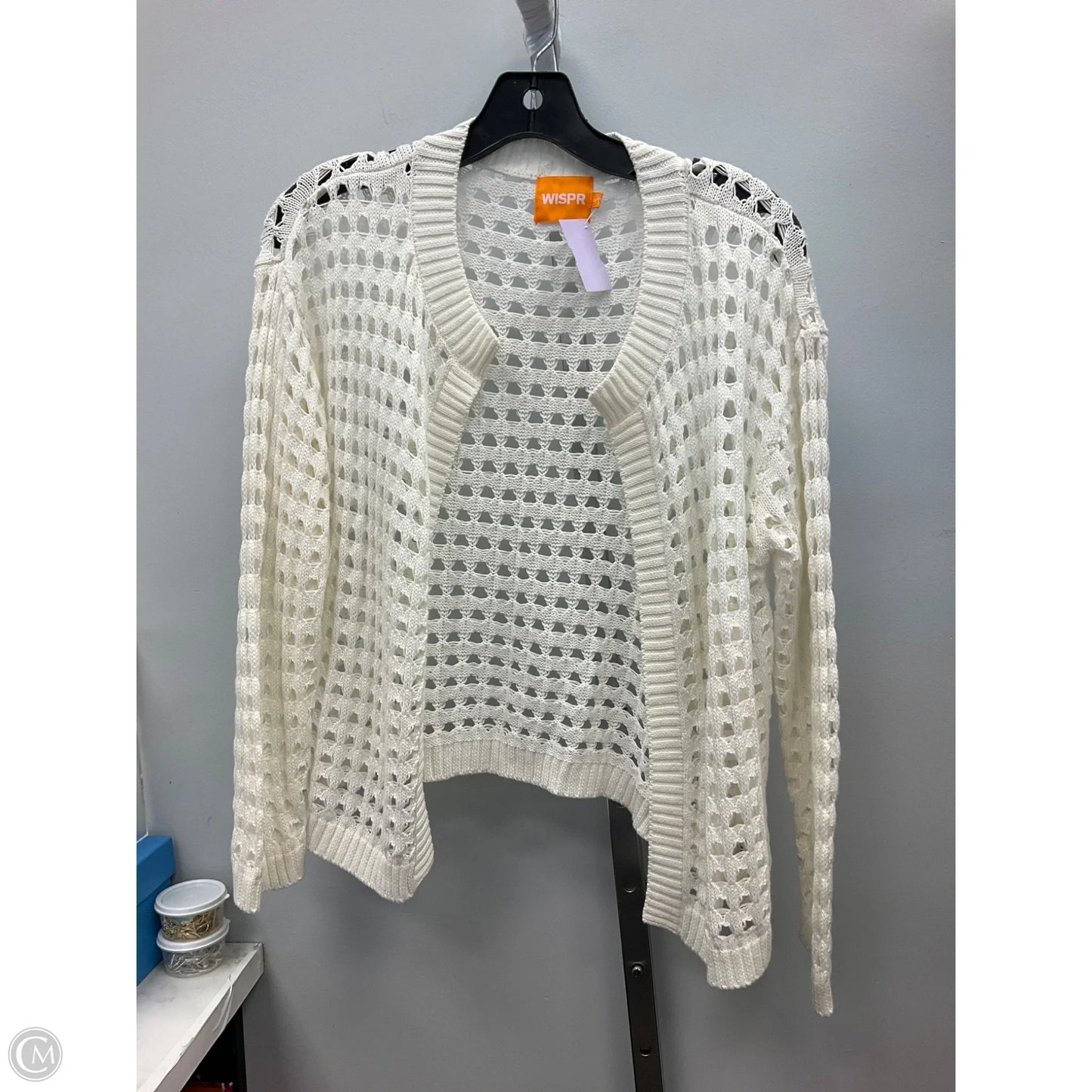 Cardigan By Cmc In Cream, Size: S