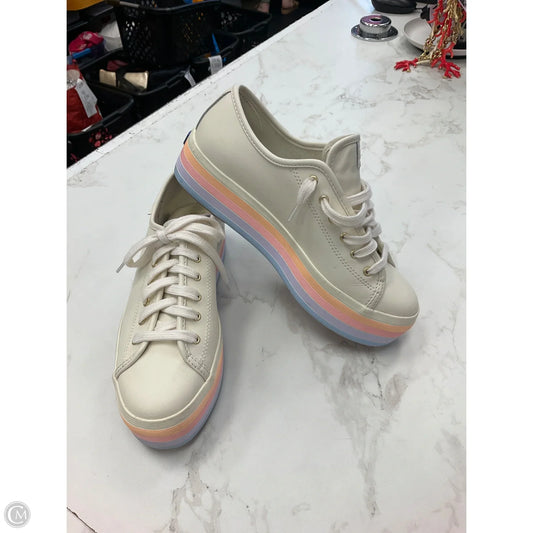 Shoes Sneakers By Keds In Rainbow Print, Size: 8
