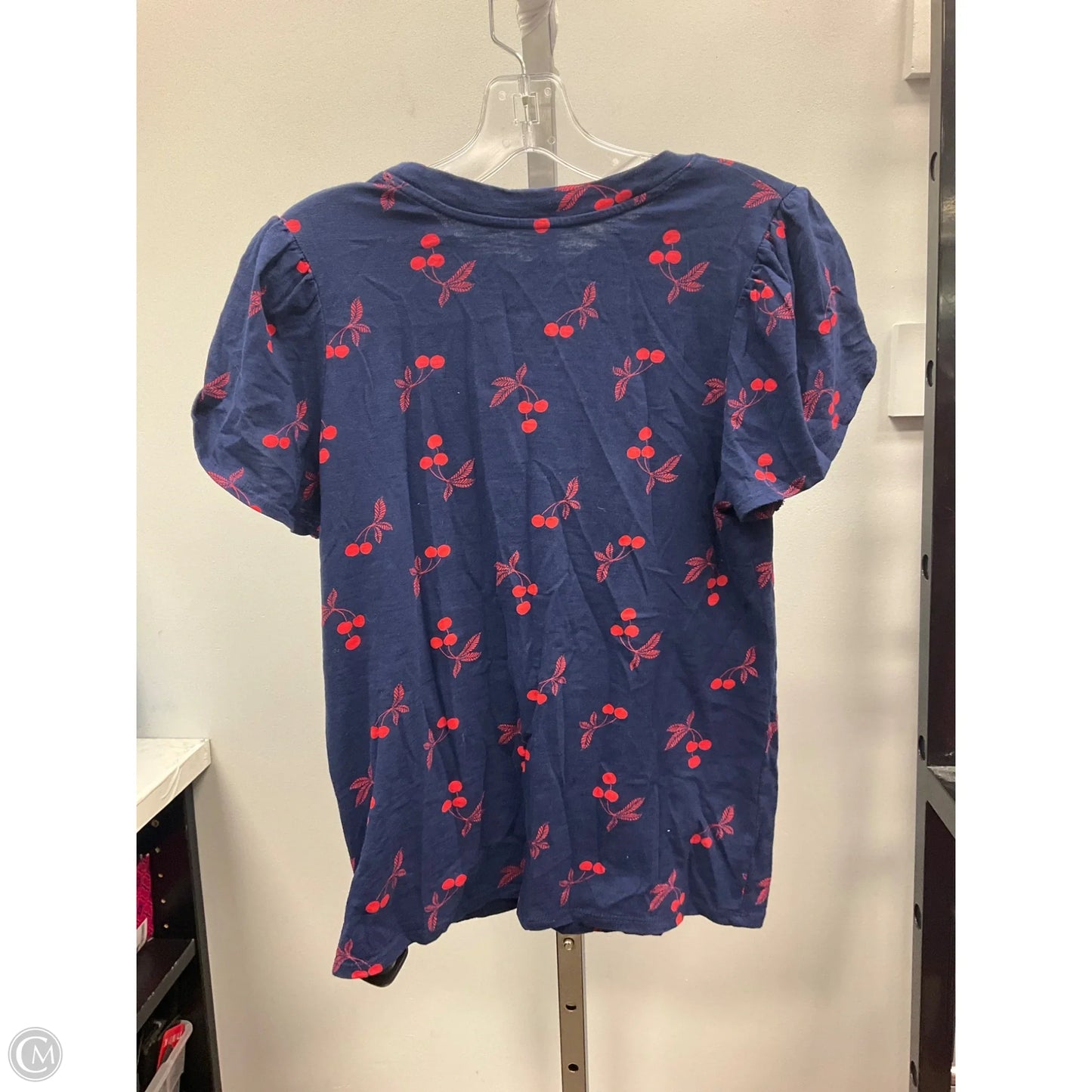 Top Short Sleeve By St Johns Bay In Navy, Size: M