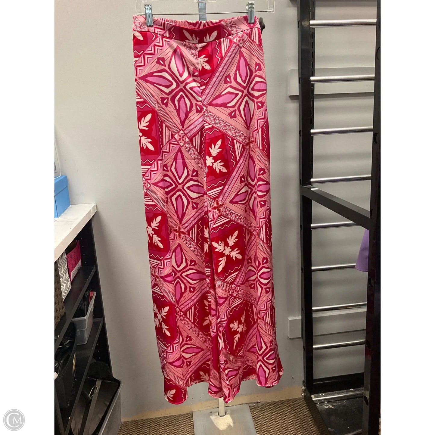 Pants Wide Leg By Cmc In Red, Size: S