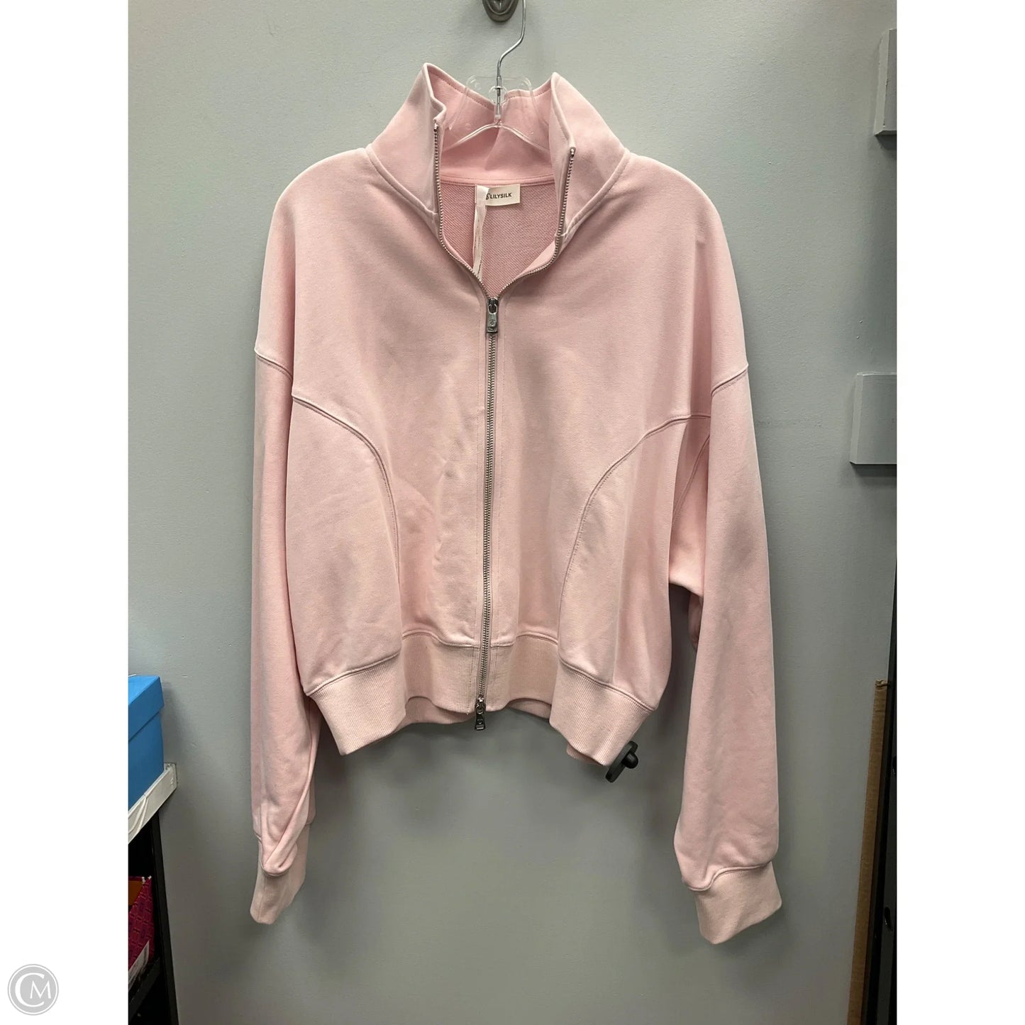 Sweatshirt Collar By Cmc In Pink, Size: S