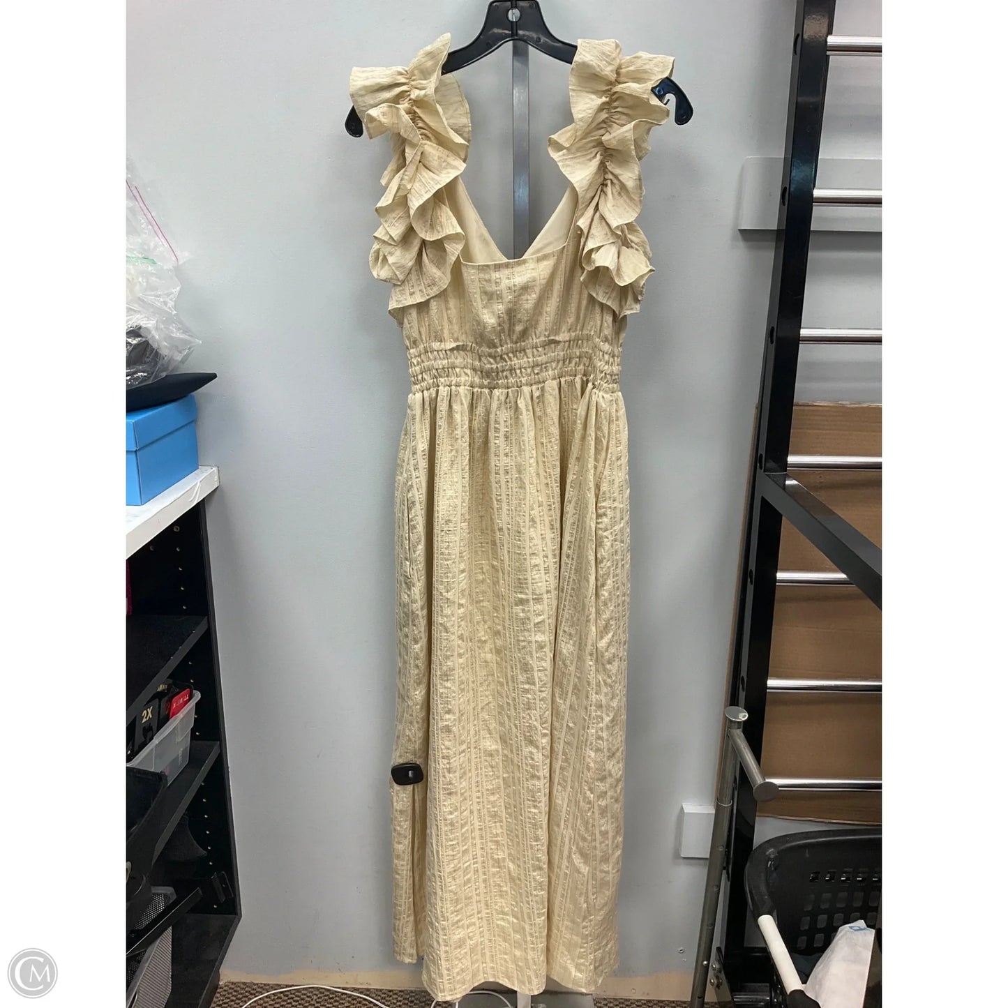 Dress Casual Maxi By Mare Mare In Tan, Size: Xs