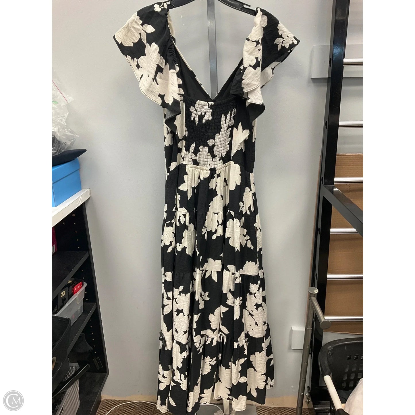 Dress Casual Maxi By Rachel Zoe In Black & White, Size: M