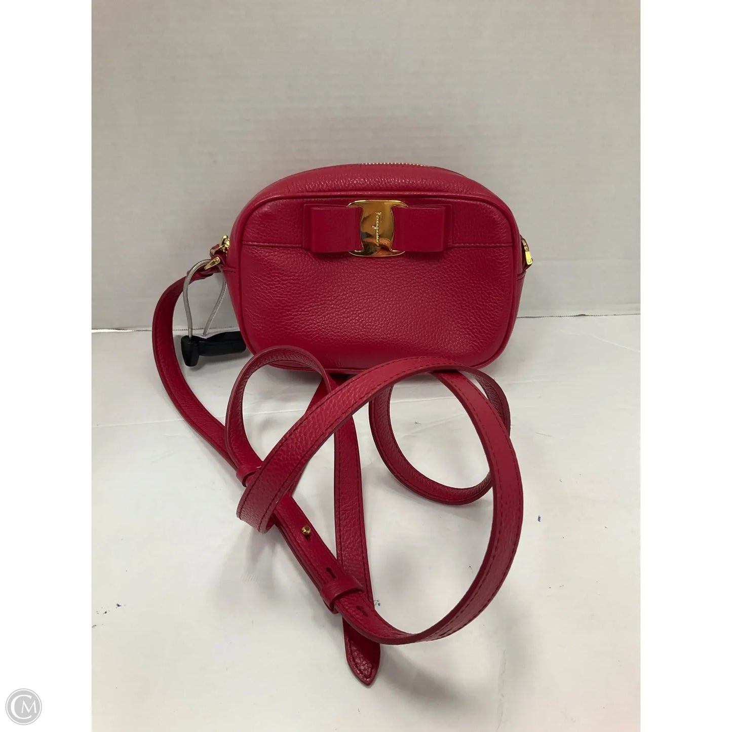 Crossbody Luxury Designer By Ferragamo, Size: Small