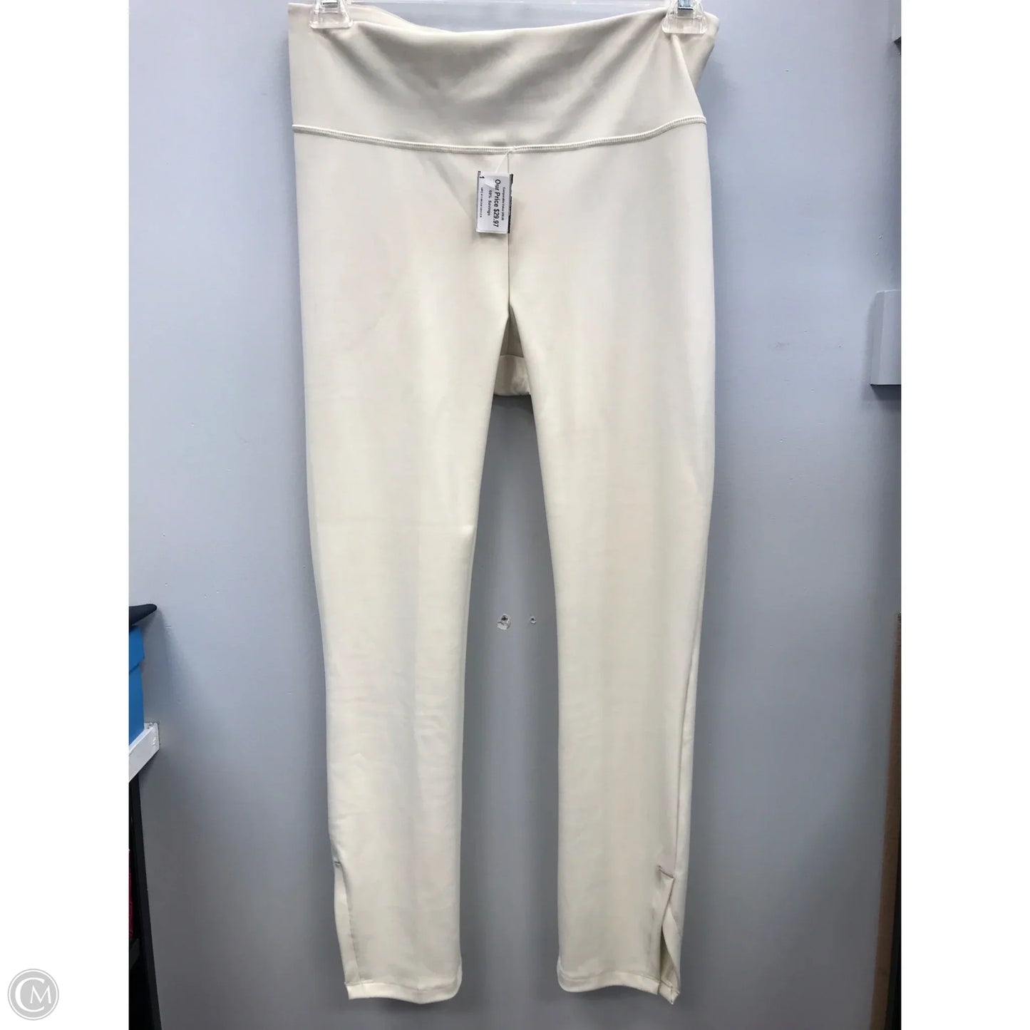 Pants Leggings By Calia In Cream, Size: L
