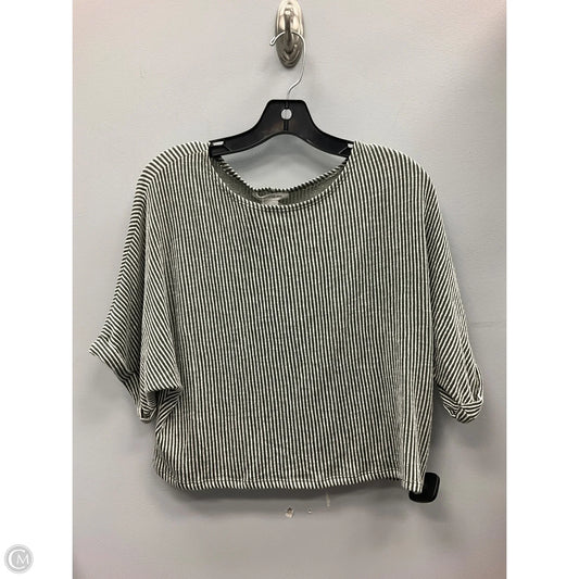 Top Short Sleeve By Caution To The Wind In Striped Pattern, Size: S