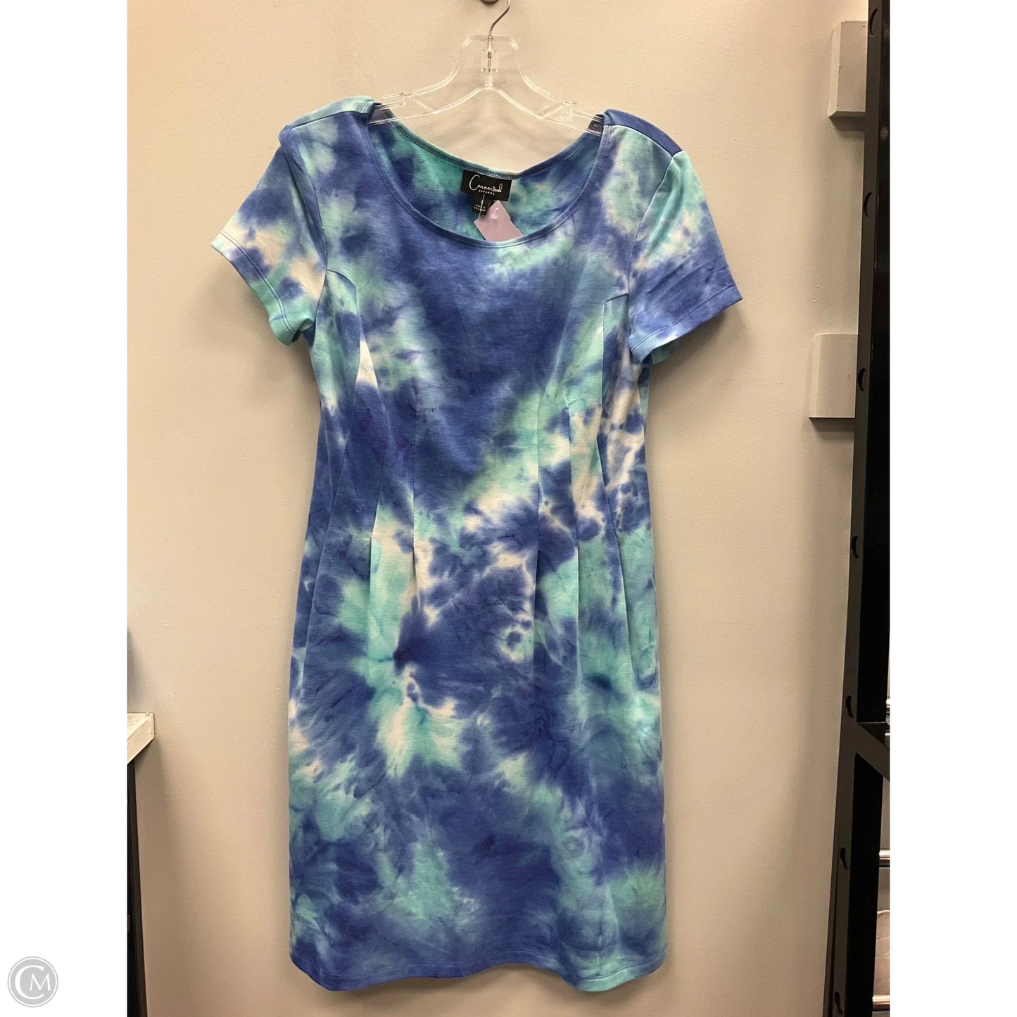 Dress Casual Midi By Connected Apparel In Tie Dye Print, Size: S