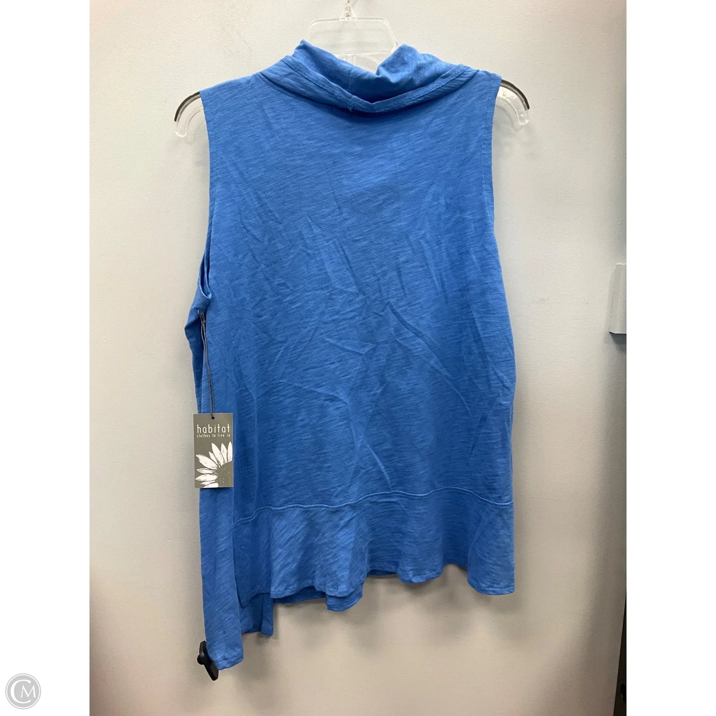 Top Sleeveless By Habitat In Blue, Size: M