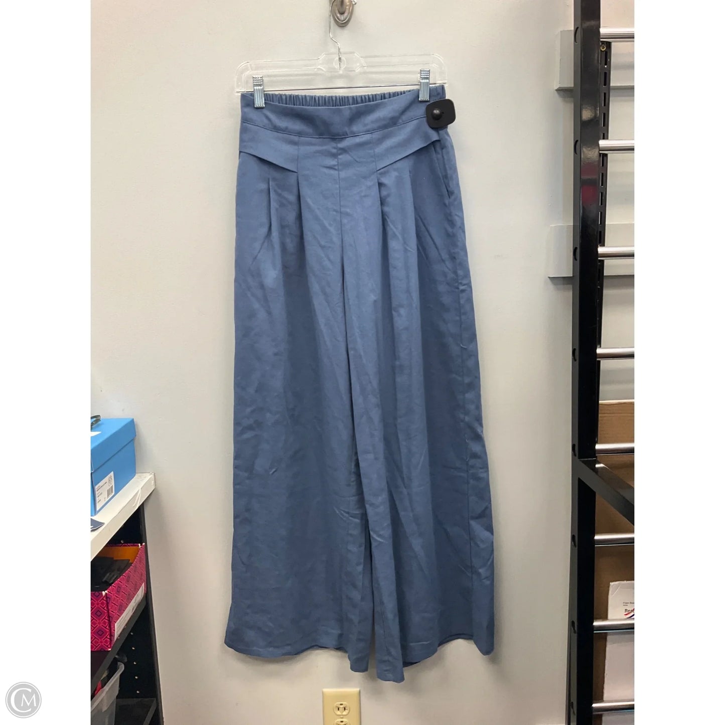 Pants Wide Leg By Cmc In Blue, Size: S