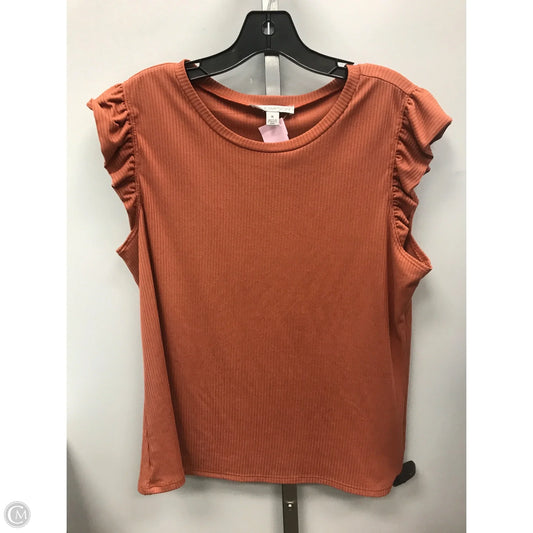 Top Sleeveless By Cmc In Copper, Size: Xl