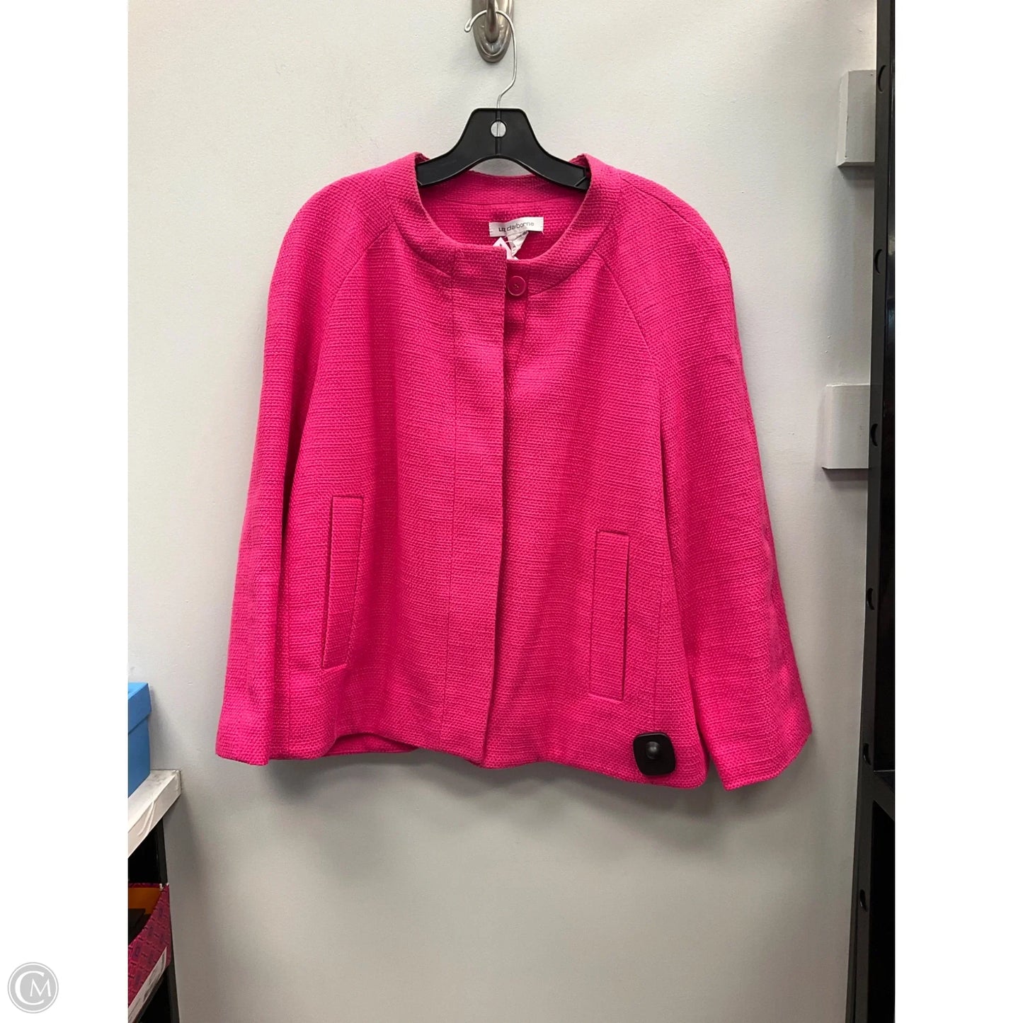 Blazer By Liz Claiborne In Pink, Size: L