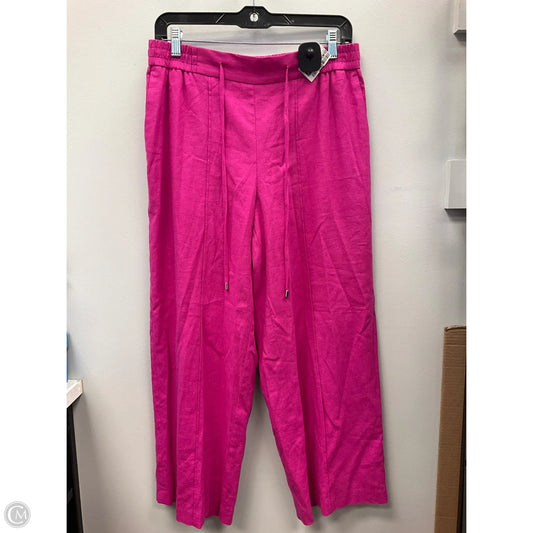 Pants Wide Leg By Nine West Apparel In Pink, Size: M
