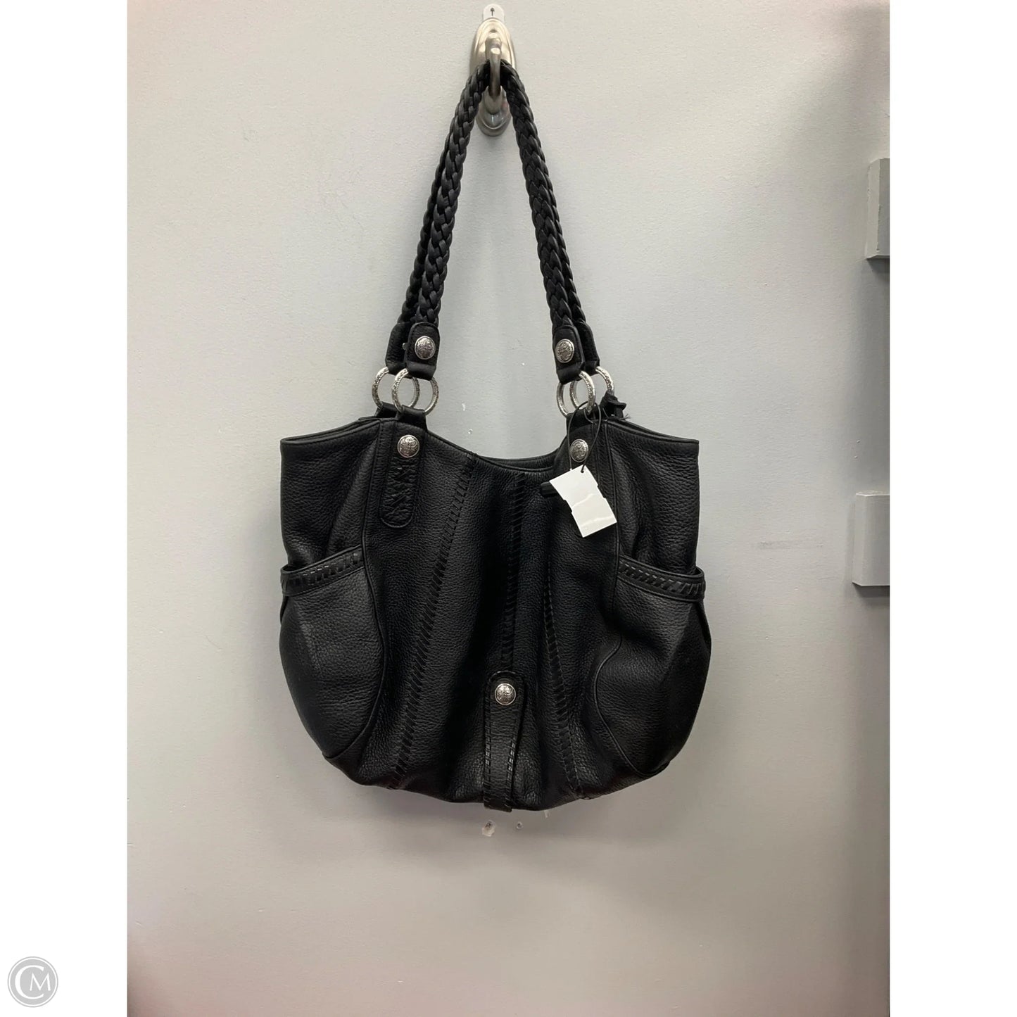 Handbag Leather By Brighton, Size: Large