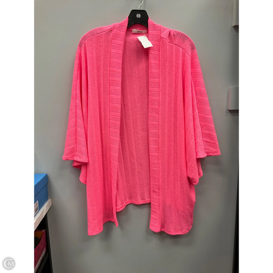 Sweater Cardigan By Cherish In Pink, Size: Osfm