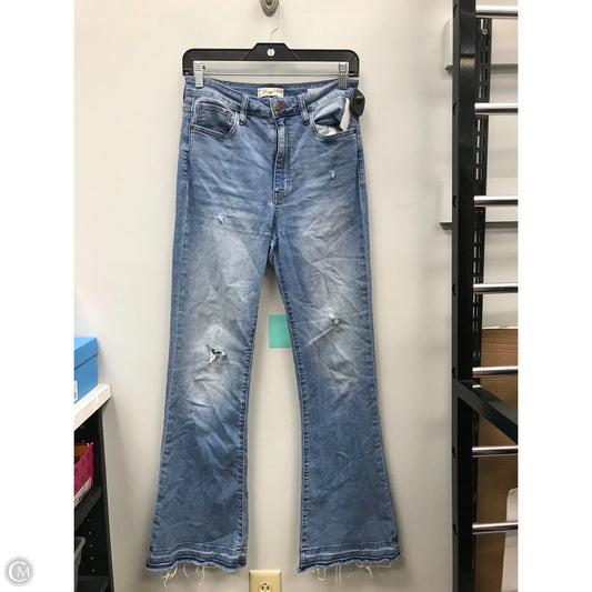 Jeans Flared By Harper In Blue Denim, Size: 6
