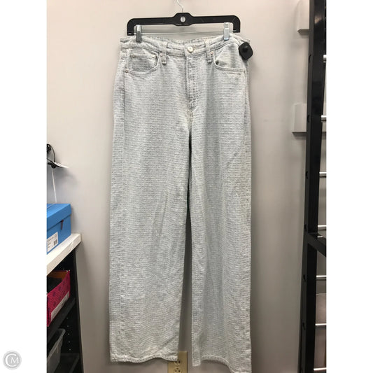 Jeans Wide Leg By Rag And Bone In Blue, Size: 8