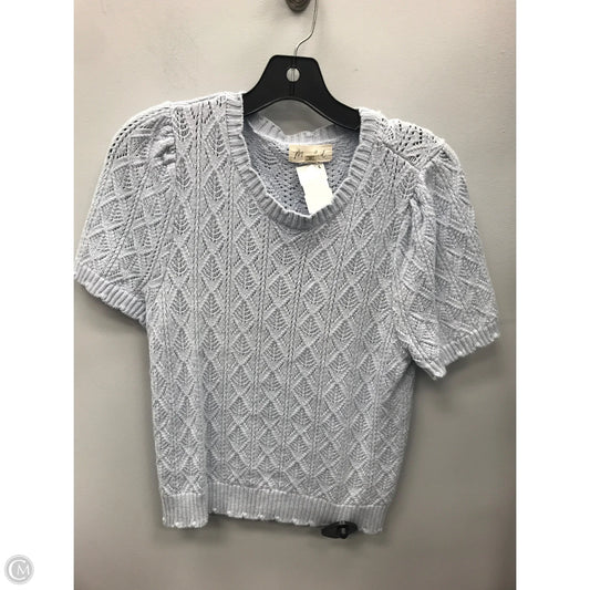 Sweater Short Sleeve By Marled In Blue, Size: S