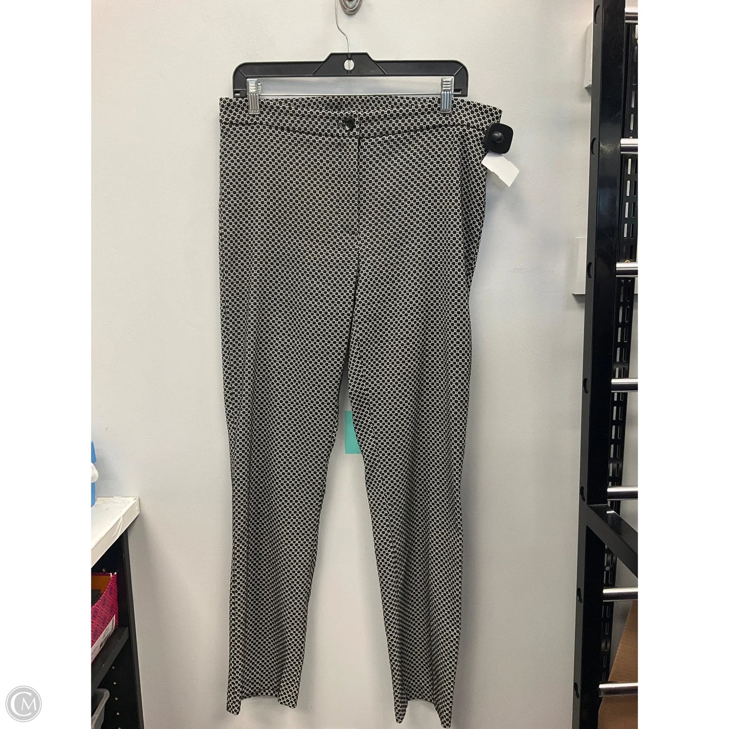 Pants Cropped By Cmc In Black & White, Size: 12