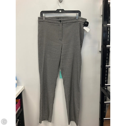Pants Cropped By Cmc In Black & White, Size: 12