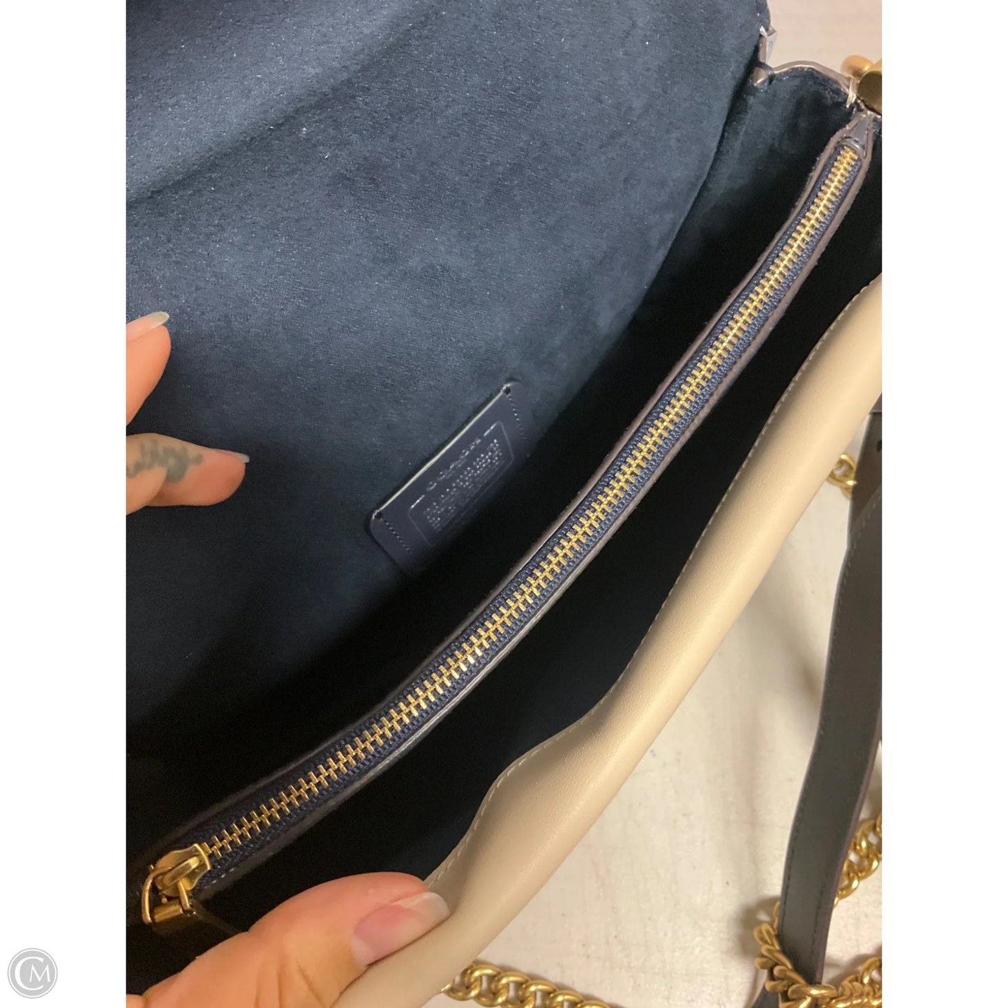 Handbag Designer By Coach, Size: Large