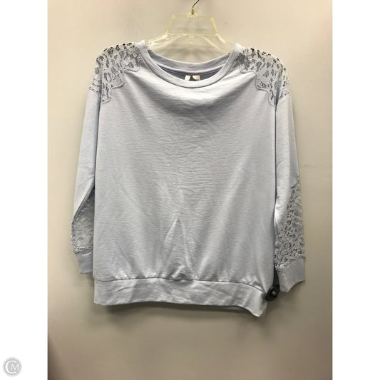 Top Long Sleeve By Lc Lauren Conrad In Blue, Size: S