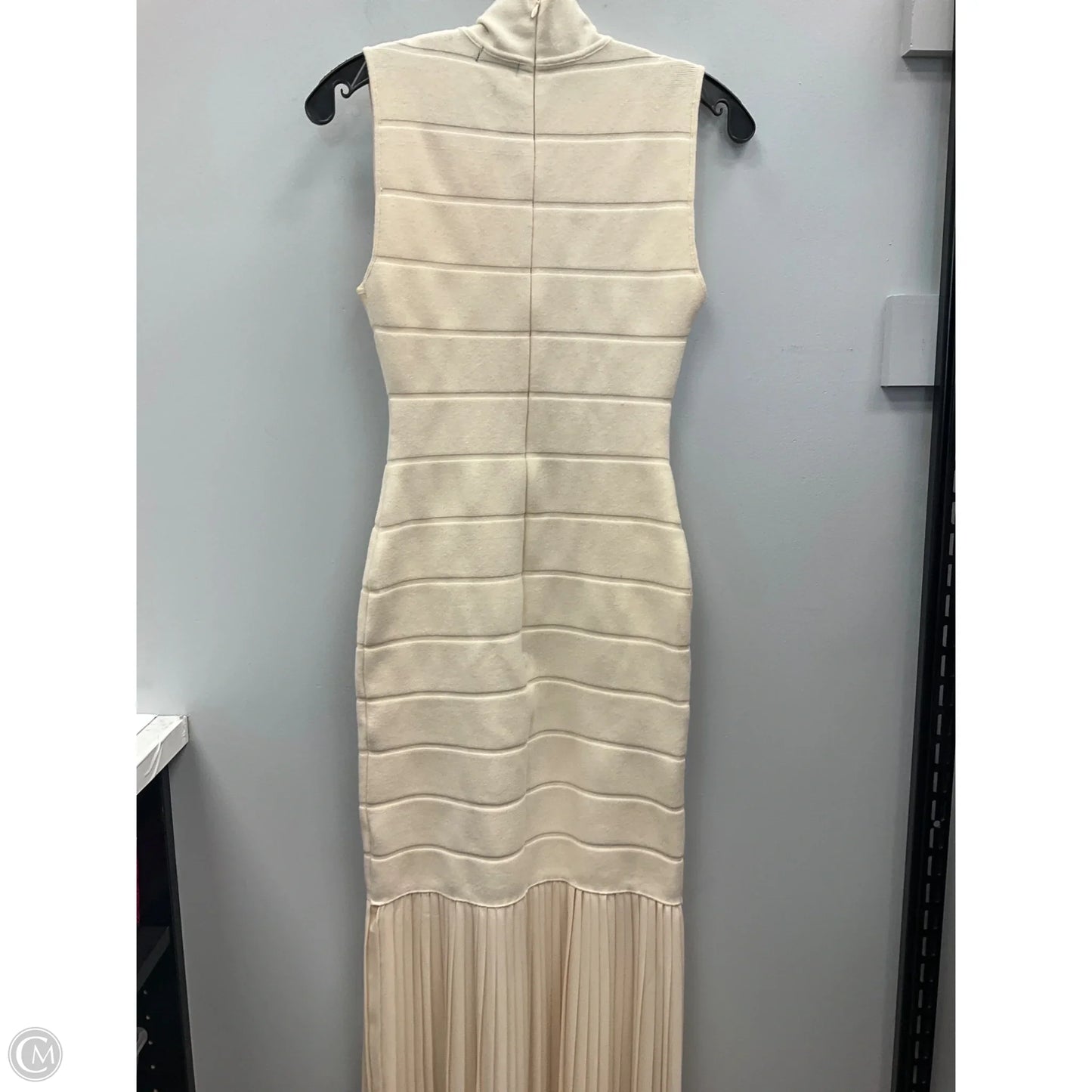 Dress Casual Maxi By Cmb In Cream, Size: Xs