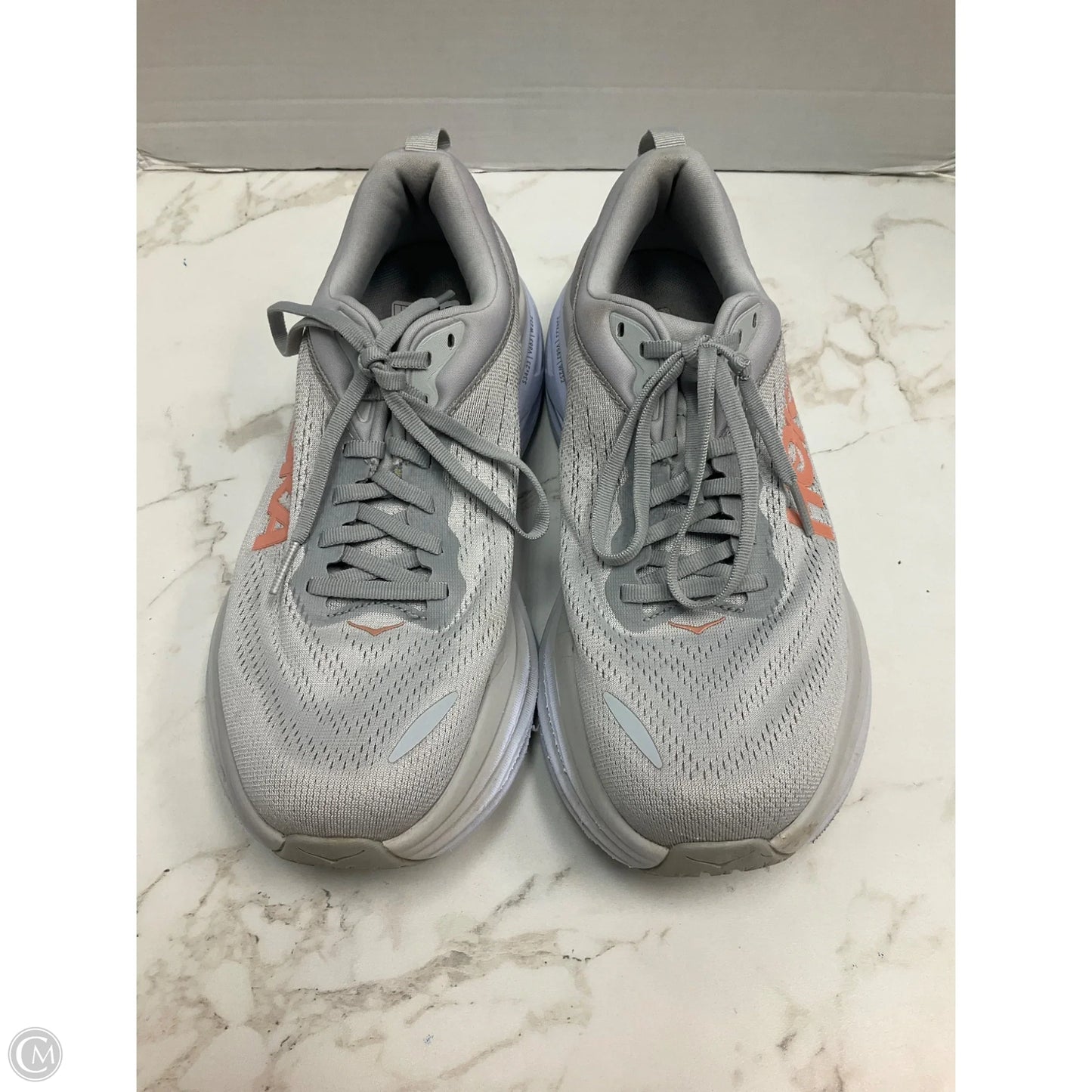 Shoes Sneakers By Hoka In Grey, Size: 9.5