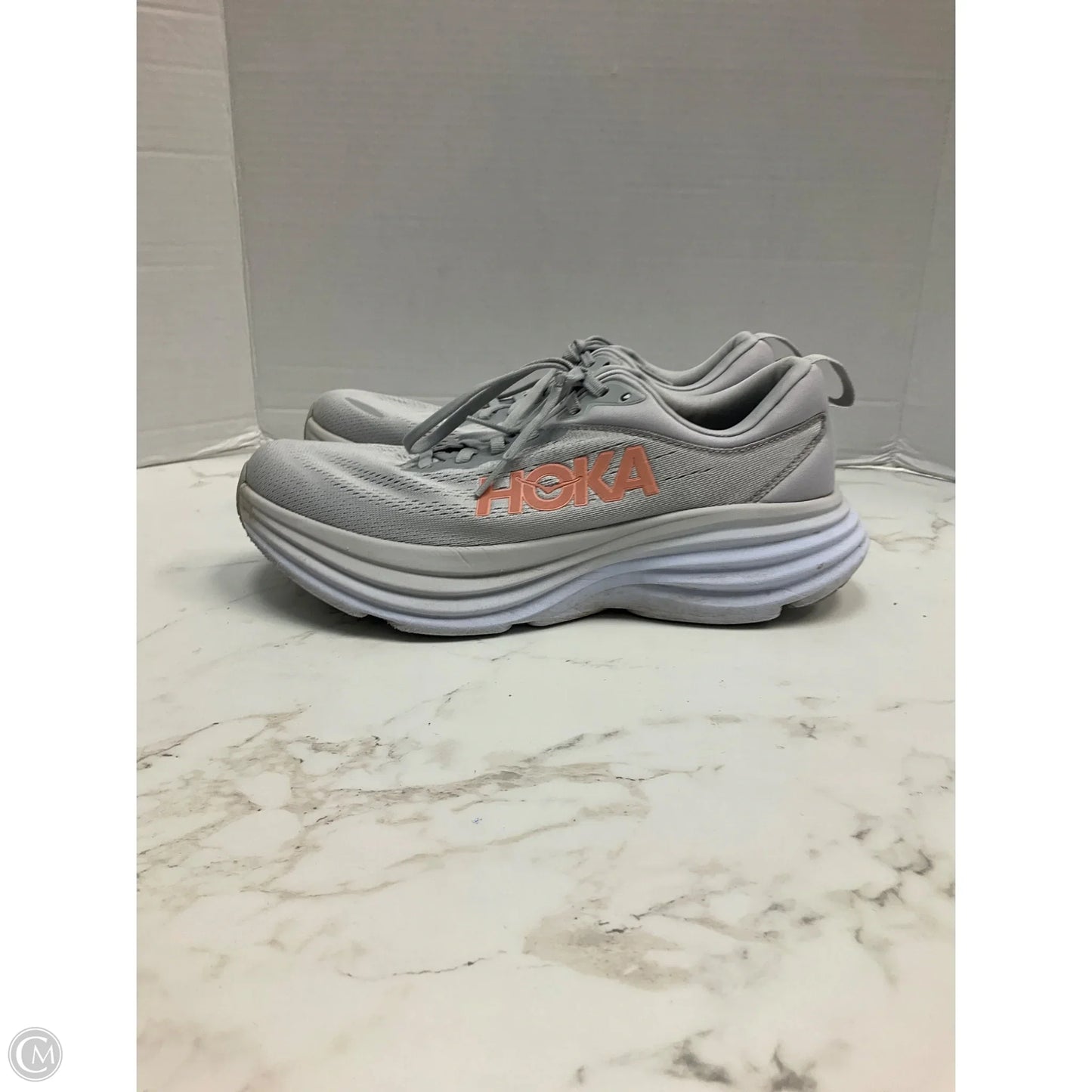 Shoes Sneakers By Hoka In Grey, Size: 9.5
