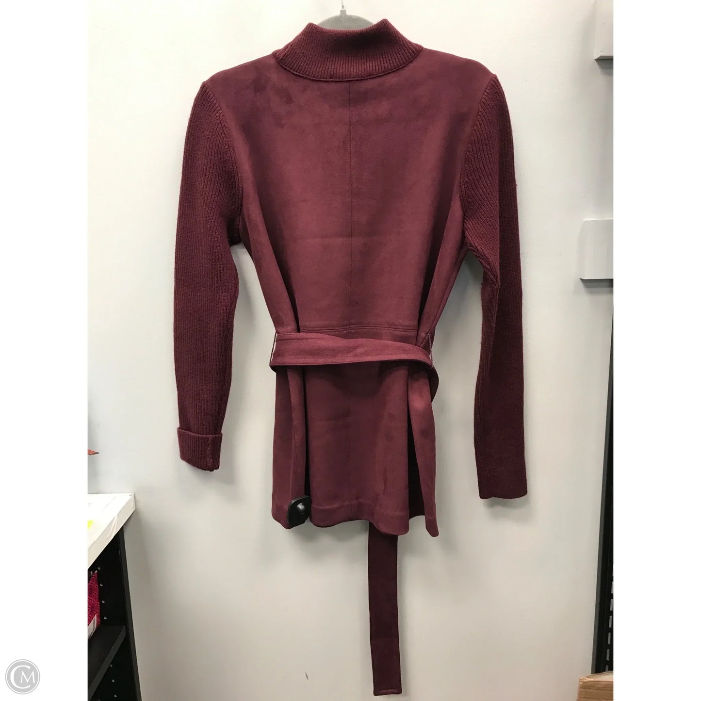 Tunic Long Sleeve By Ann Taylor In Maroon, Size: Sp