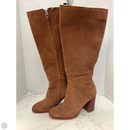 Boots Knee Heels By Dolce Vita In Brown, Size: 6.5